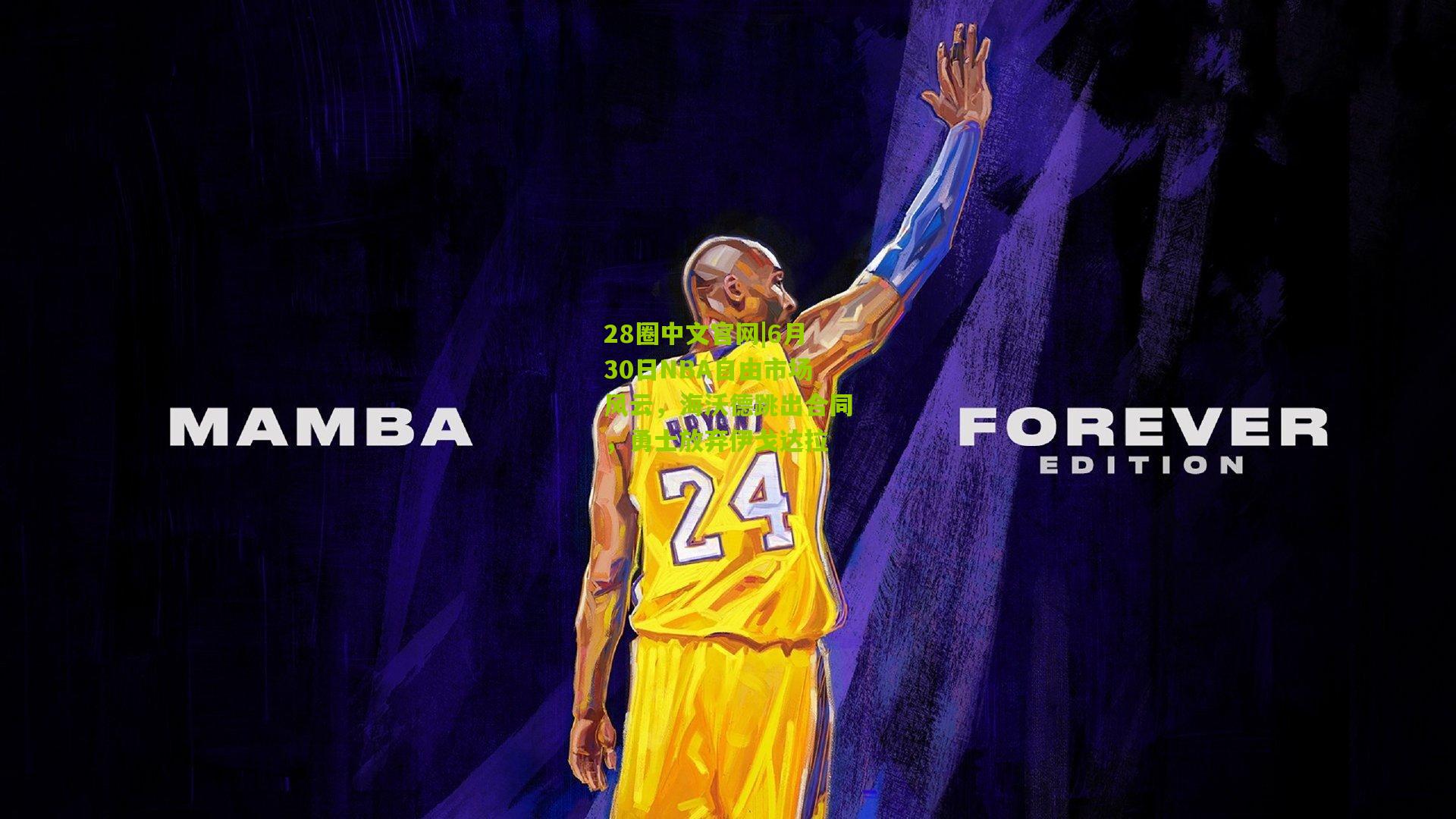 28圈中文官网|6月30日NBA自由市场风云，海沃德跳出合同，勇士放弃伊戈达拉